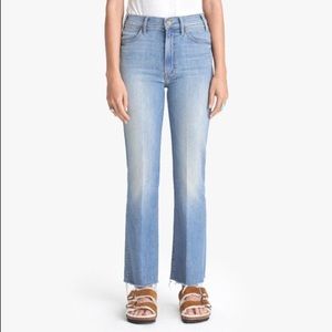 MOTHER The Hustler Ankle Fray Jeans